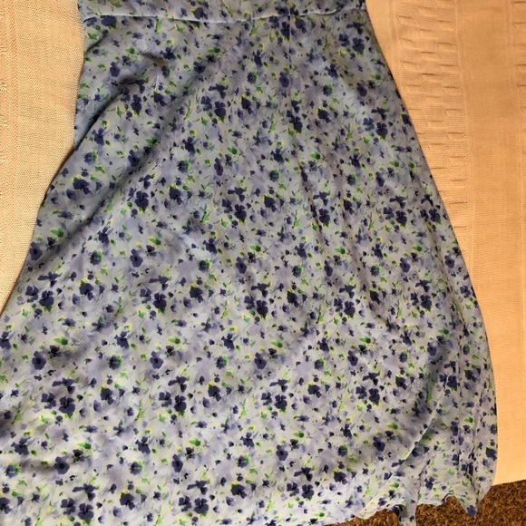 Sleeveless Blue Summer Dress - Picture 5 of 5